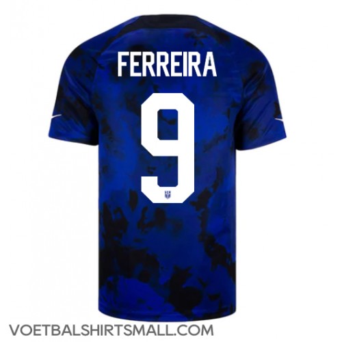 Verenigde Staten Jesus Ferreira #9 Voetbalkleding Uitshirt WK 2022 Korte Mouwen